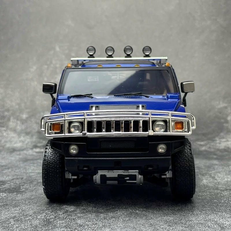 HIGHWAY61 1:18 Hummer H2 Diecast Model – Blue – YX car model