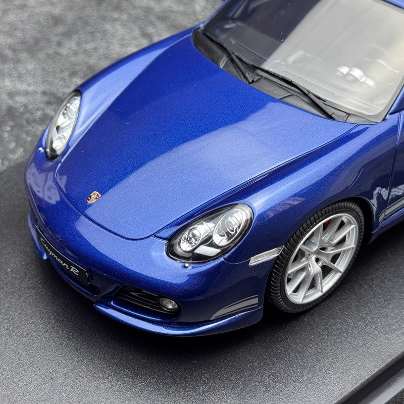 Porsche 911 Cayman R – 1:18 Resin Model by GT Spirit (Blue GT901）