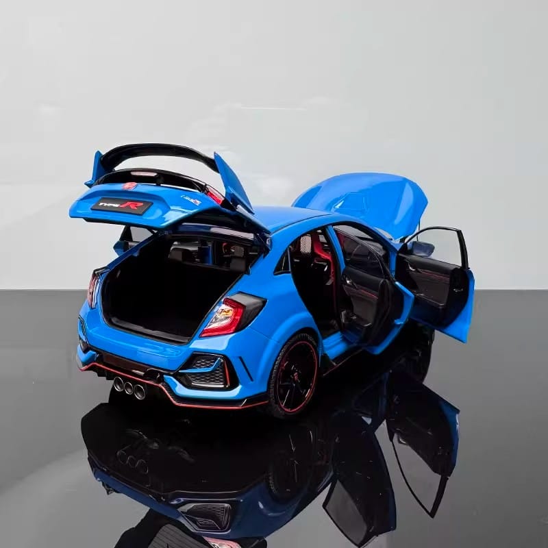 Honda Civic Type R 1/18 ミニカー LCD MODELS Honda Civic Type-R 2020 Black 1:18 by LCD Models