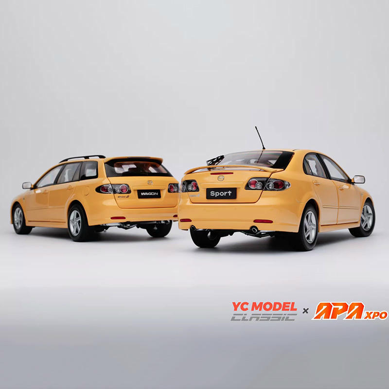 YC Model Mazda6 Coupe & Mazda6 Wagon 1:18 Alloy Model Car Set