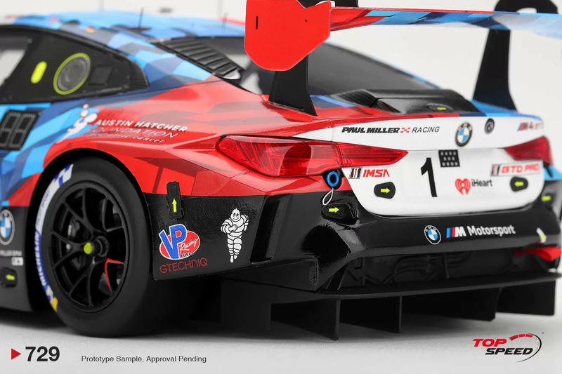TopSpeed 1:18 BMW M4 GT3 EVO Daytona 2026 Resin Model Car