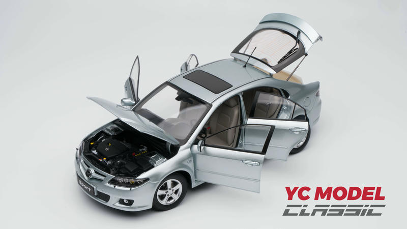 YC Model Mazda6 Coupe 1:18 Diecast Model Car