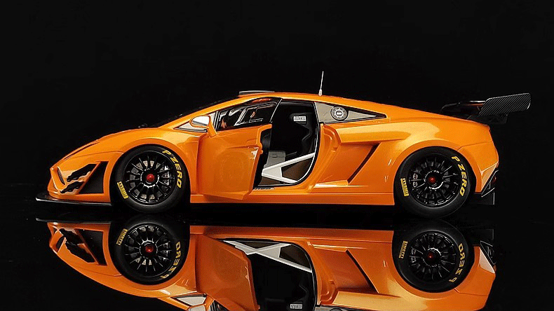 AUTOart Lamborghini Gallardo GT3 FL2 (2013) – 1:18 Scale Mode  (Full Display Version)（81358）（81357）