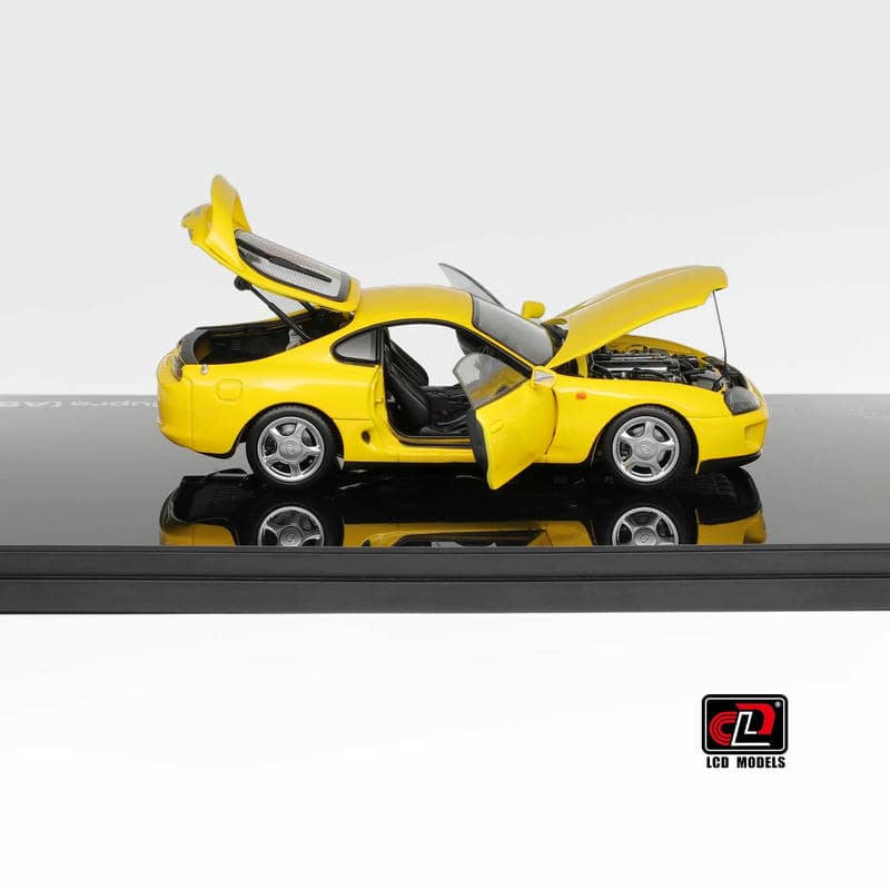 LCD 1:43 Toyota Supra A80 Full Opening Diecast Model – Legendary