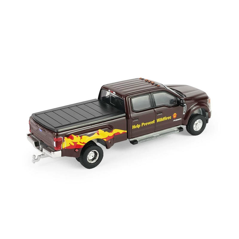 GreenLight 1:64 Smokey Bear 5 Ford F-450 (2022) Diecast Model — Brown