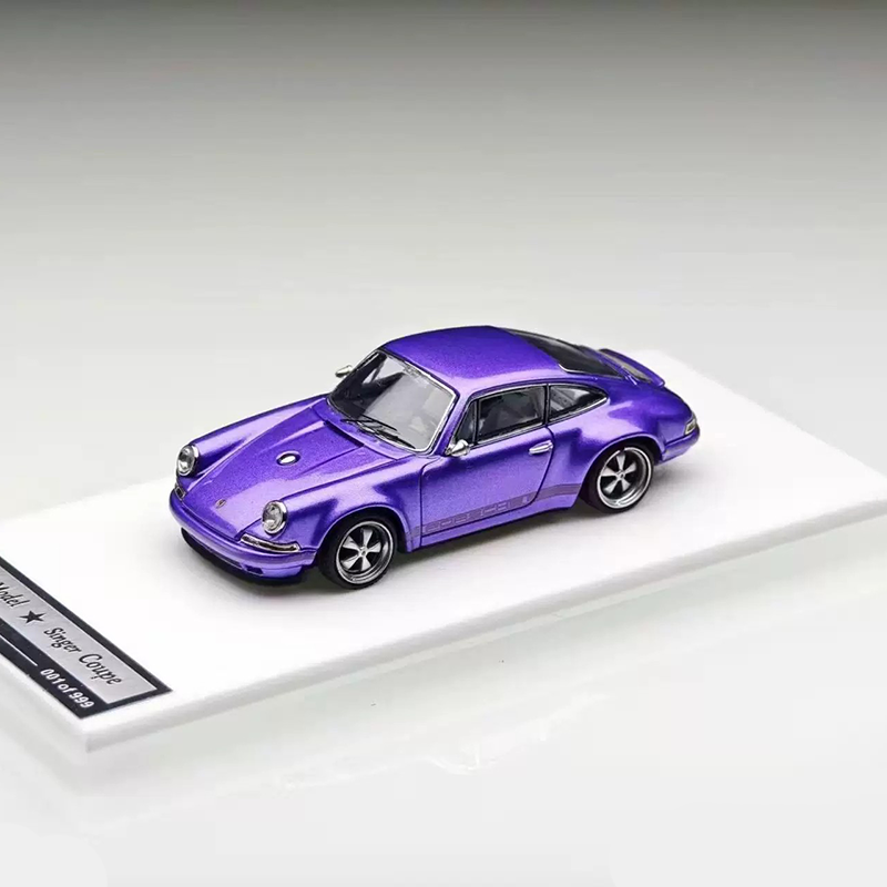 ZM Zincit Model 1:64 Porsche 911 Singer Coupe Diecast Model Car