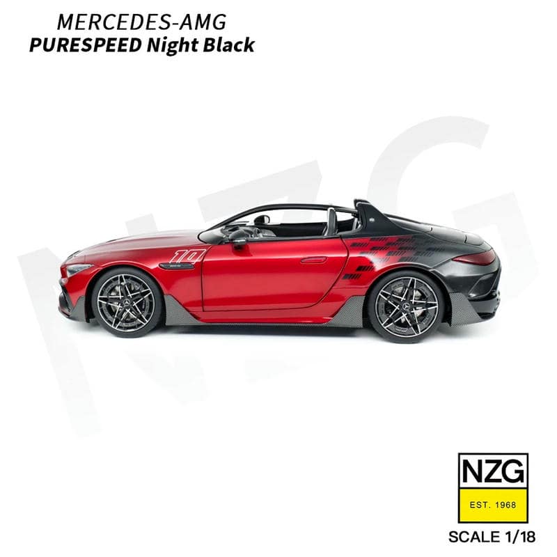 NZG 1:18 Mercedes-AMG PureSpeed Night Black Diecast Model