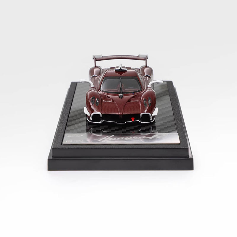 LCD 1/64 パガーニ Pagani Huayra R ウアイラ Red LCD 1:64 Pagani Huayra R Diecast Model Car– Red Carbon – YX car model