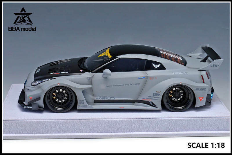 BBA Nissan GT-R 35GT-RR 1:18 Resin Model Car