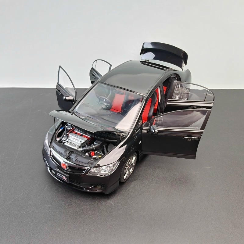 MotorHelix 1:18 Honda Civic FD2 Diecast Car – YX car model