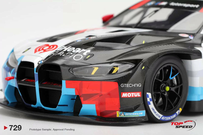 TopSpeed 1:18 BMW M4 GT3 EVO Daytona 2026 Resin Model Car