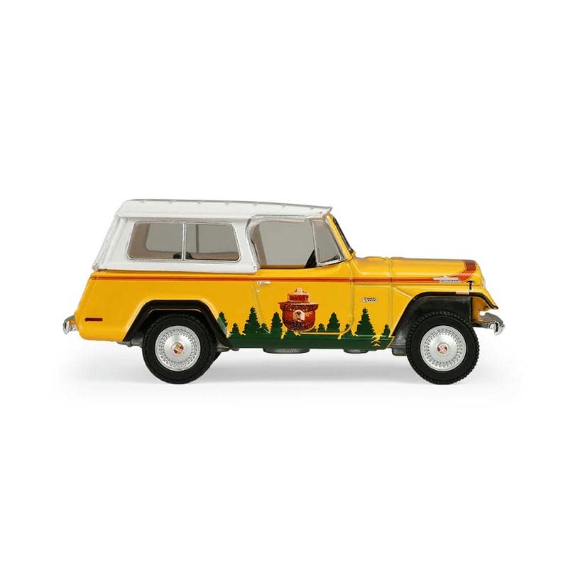 GreenLight 1:64 Smokey Bear Jeepster Commando Diecast Model