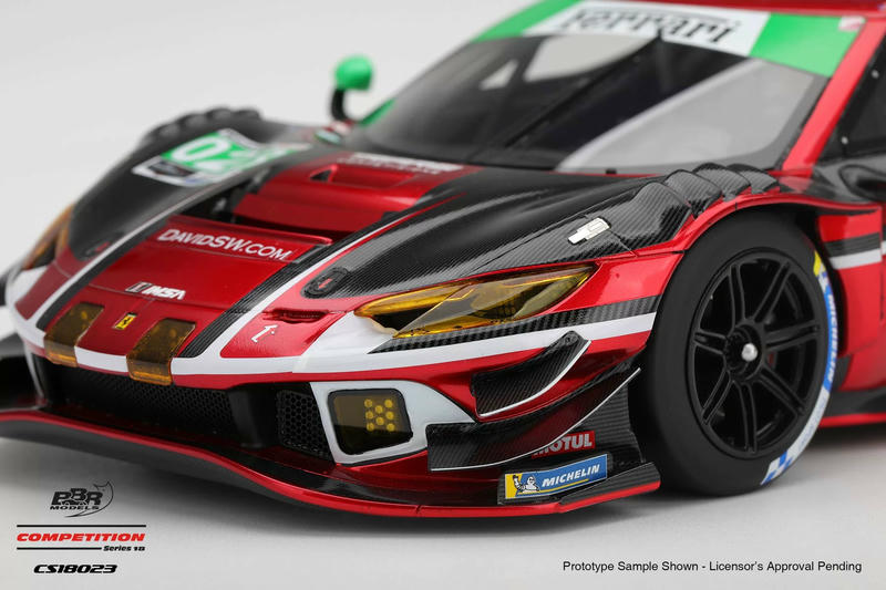 BBR 1:18 Ferrari 296 GT3 Triarsi Competizione 2025 Resin Model — #023