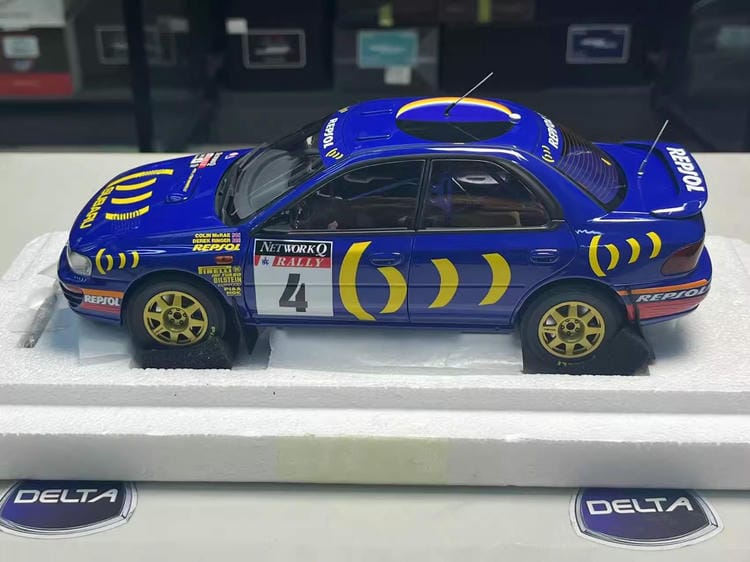 Subaru Impreza 1:18 Full-Open Alloy Model by Kyosho (#4/08962A – Collector Edition)
