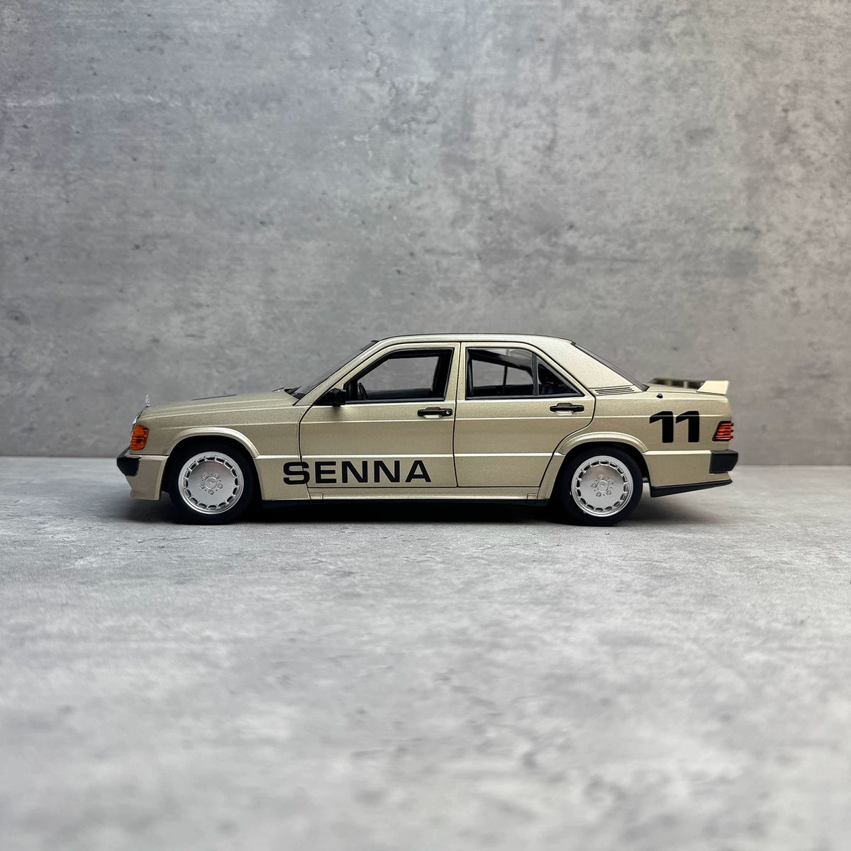 NOREV 1:18 Mercedes-Benz 190 E 2.3-16 1984 Nürburgring #11 Ayrton Senna Diecast Model Car