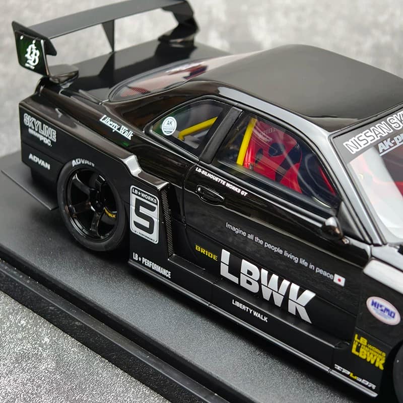 GT Spirit 1:18 Nissan Skyline GT-R R34 LB-Super Resin Model – Liberty Walk Widebody JDM
