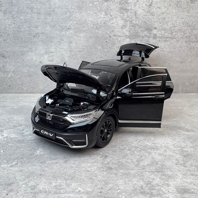 Original Honda CR-V Black Warrior 1:18 Alloy Diecast Model Car