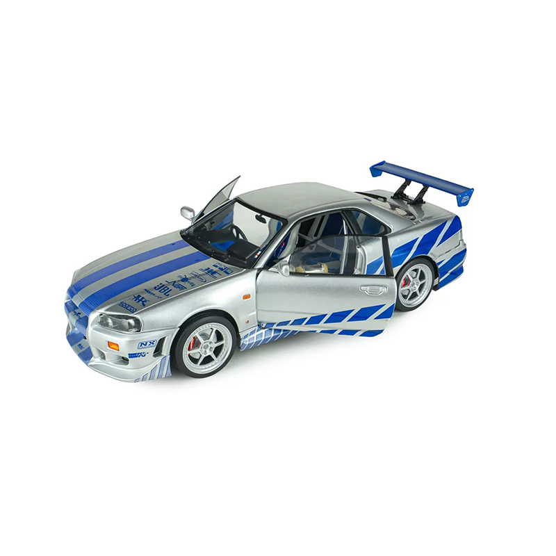 SOLIDO 1:18 Nissan GT-R (BNR34) Fast Furious Diecast Model – JDM