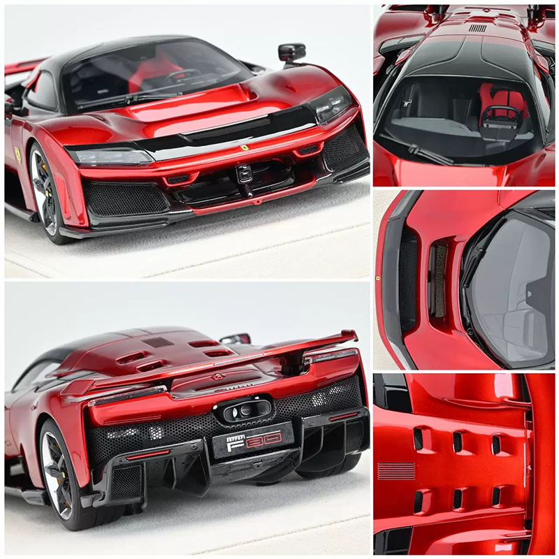 HC 1:18 Ferrari F80 Limited Edition Resin Model – V6 Hybrid Hypercar Collector Car