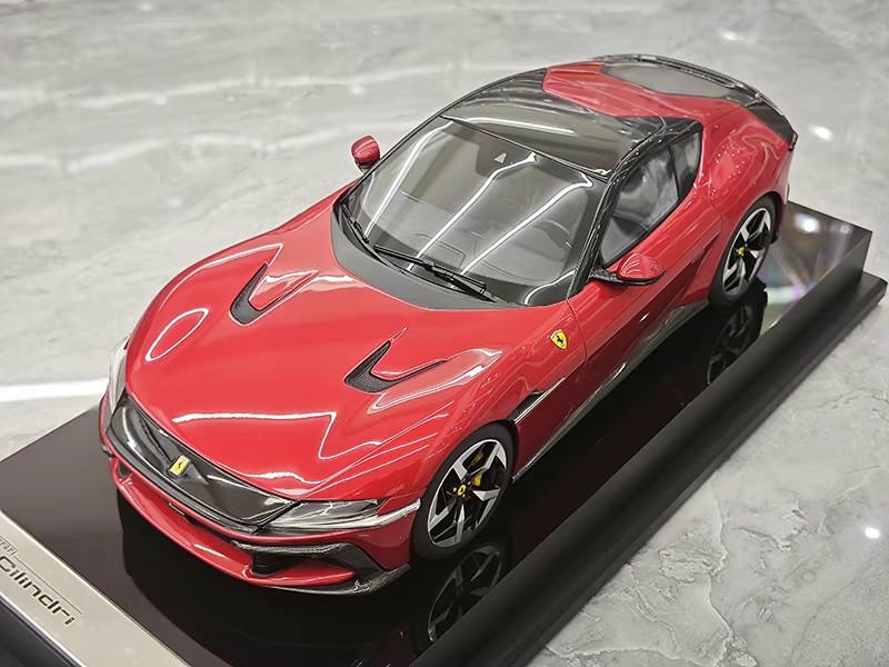 Amalgam 1:18 Ferrari 12Cilindri Coupe Resin Model – Metallic Red