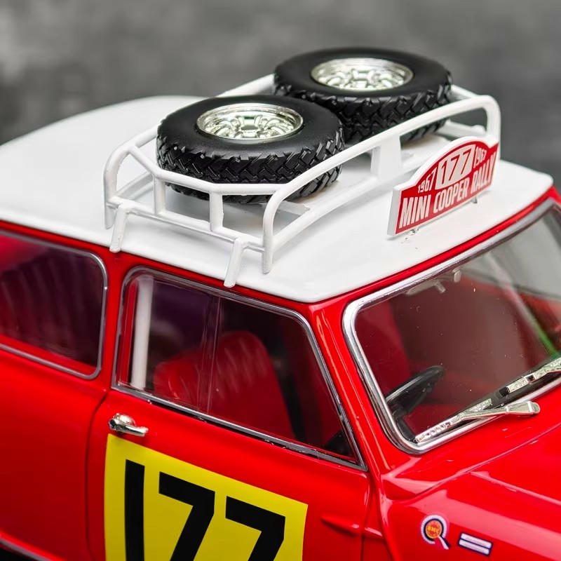 Tiny 1:18 Mini Cooper Morris 1300 Model Car – YX car model