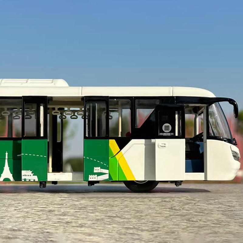 Original 1:42 Airport Shuttle Bus Alloy Model