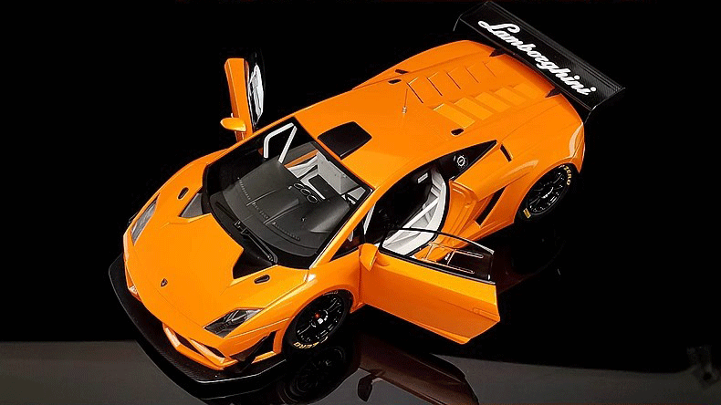 AUTOart Lamborghini Gallardo GT3 FL2 (2013) – 1:18 Scale Mode  (Full Display Version)（81358）（81357）