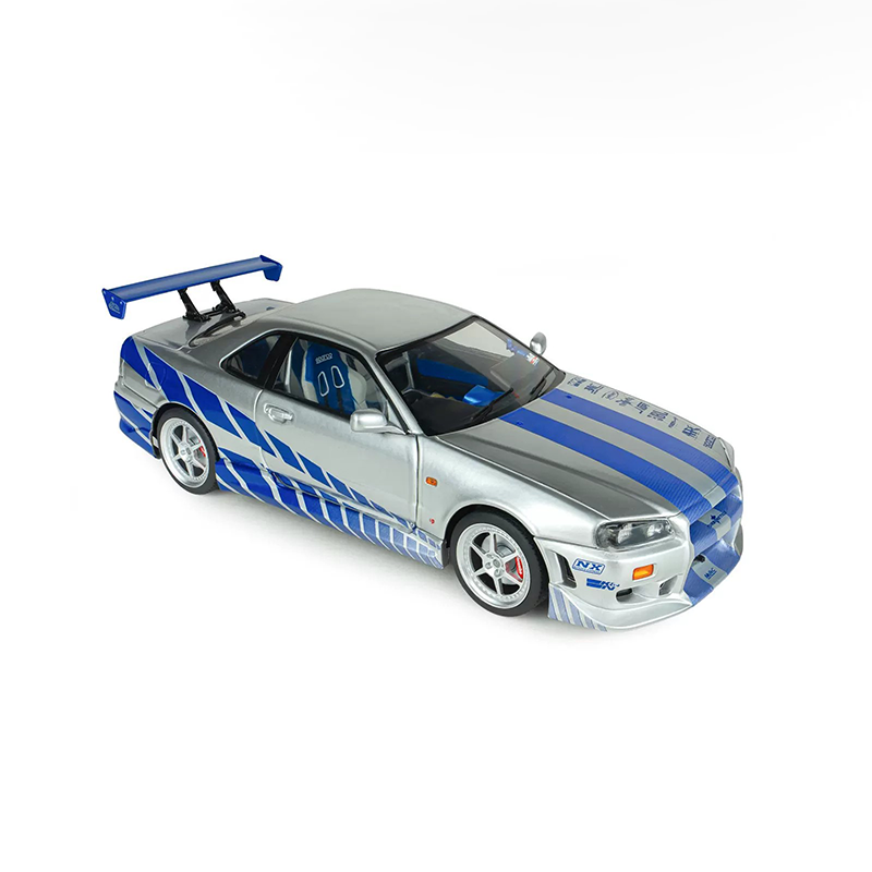 SOLIDO 1:18 Nissan GT-R (BNR34) Fast Furious Diecast Model – JDM