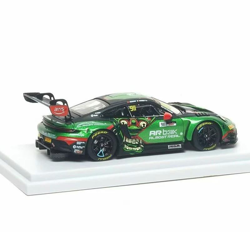 Almost Real 1:64 Porsche 911 GT3 R 2026 GT World Challenge Asia Mandalika #911 Alloy Model