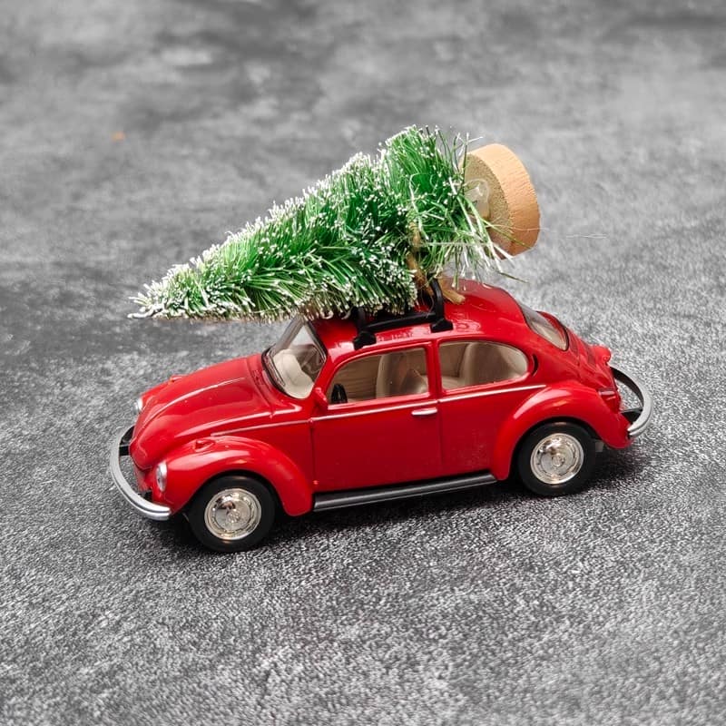 Norev 1:43 Porsche 911 Turbo / Volkswagen Beetle / Renault--Christmas Edition Diecast Model Collection – 
