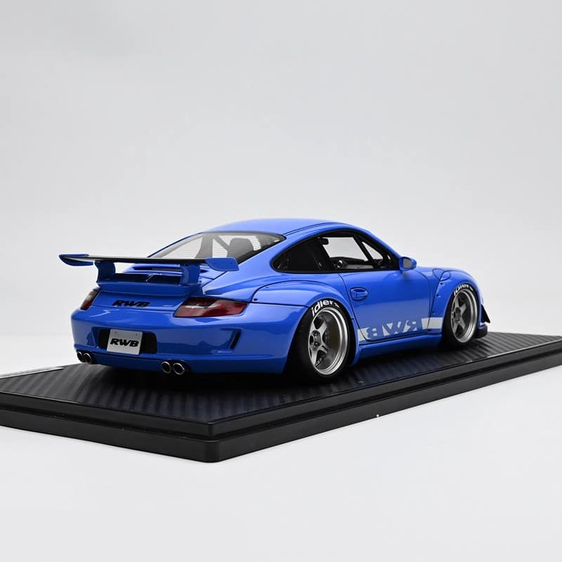 Ignition Mode 1:18 Porsche RWB 997 Widebody Blue Limited Resin Custom Model