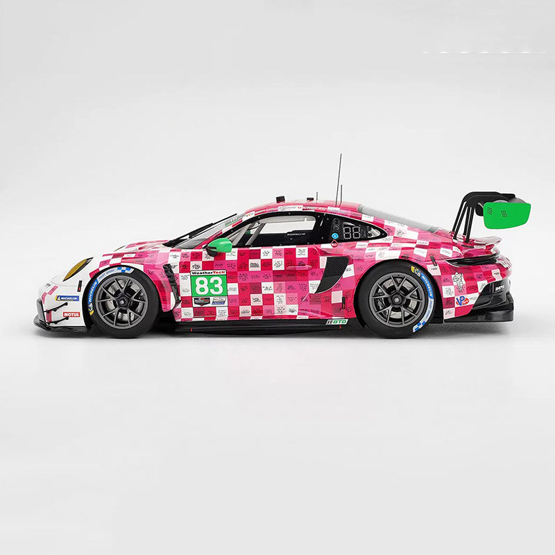 TopSpeed 1:18 Porsche 911 GT3 R (992) 2025 Daytona Resin Model — #83