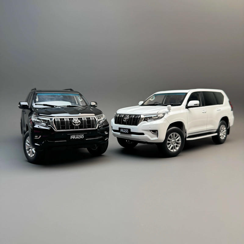 YC Model Toyota Land Cruiser Prado LC150 2018 1:18 Diecast Model Car