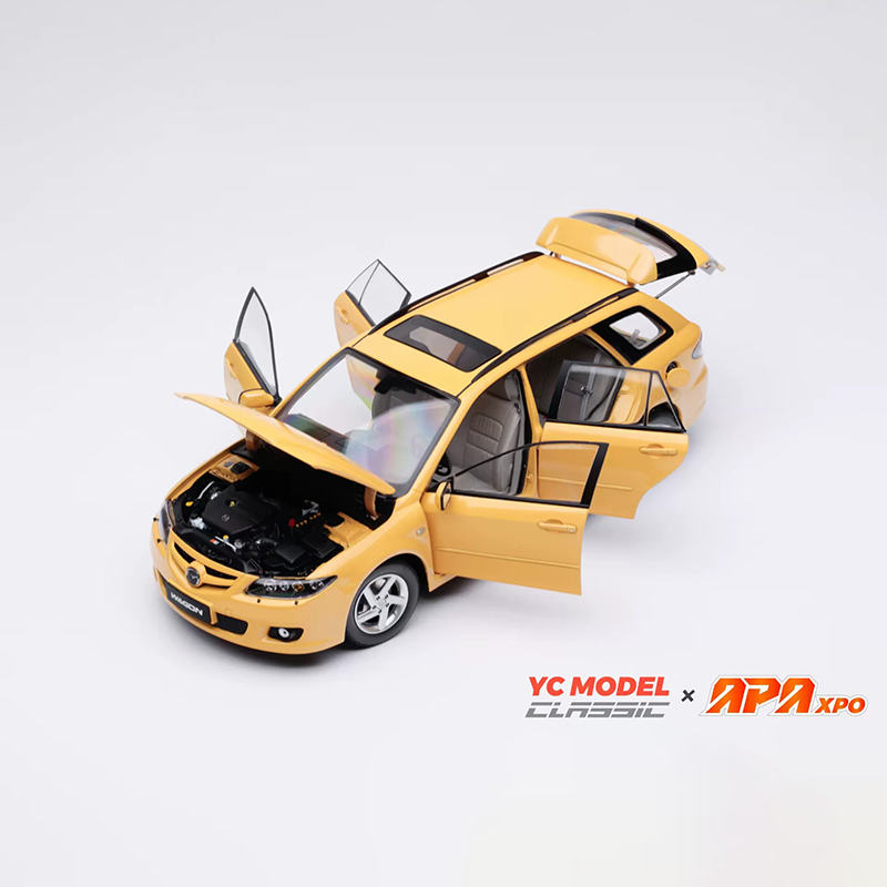 YC Model × APAxpo 1:18 Mazda 6 Twin Car Set – Diecast Model Cars Gift