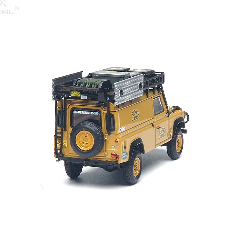 AR BOX 1:64 Land Rover Defender 110 Camel Trophy Tanzania Burundi Expedition Diecast Model Car
