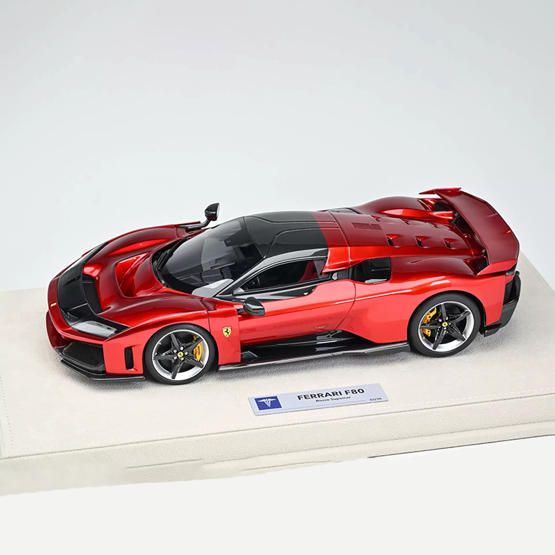 HC 1:18 Ferrari F80 Limited Edition Resin Model – V6 Hybrid Hypercar Collector Car