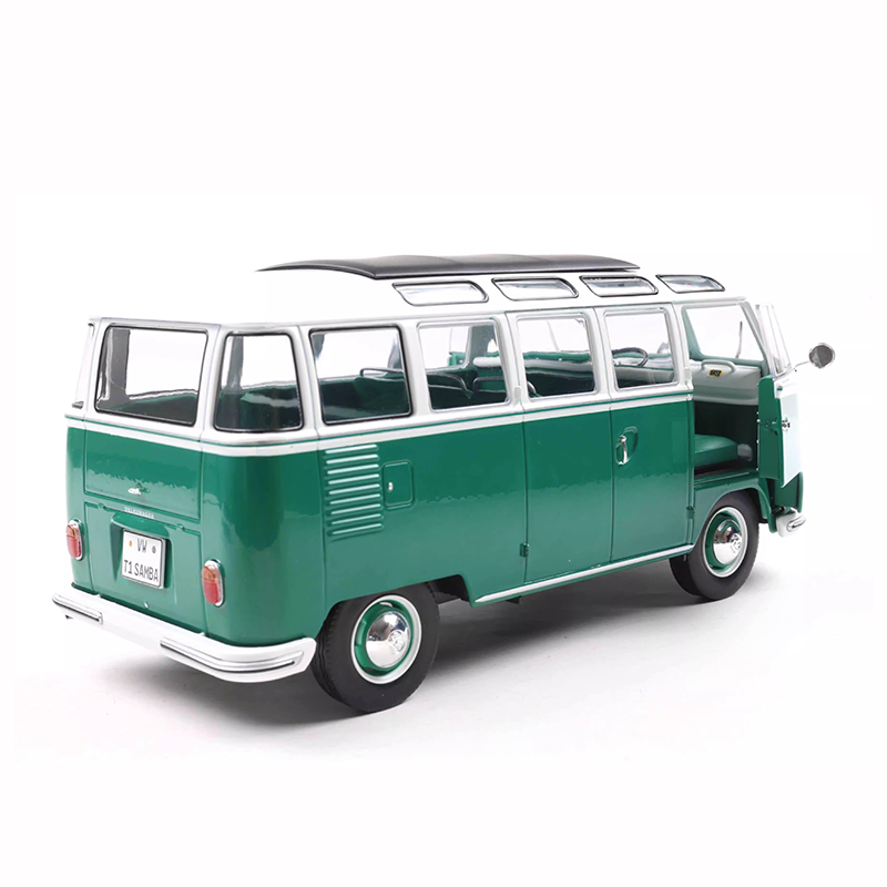 Solido 1:18 Volkswagen T1 Samba Bus 1962 Diecast Model
