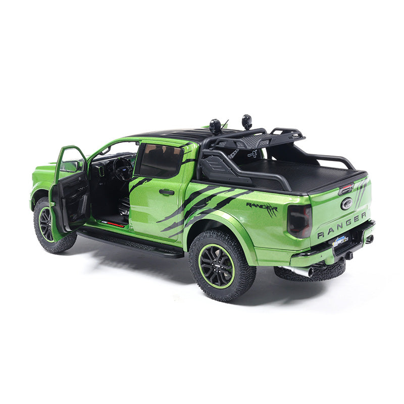 Solido 1:18 Ford Ranger Raptor 2024 Metallic Green Diecast Model Pickup