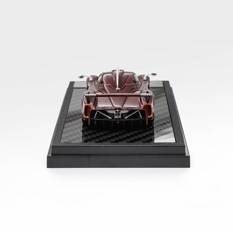 LCD 1:64 Pagani Huayra R Diecast Model Car– Red Carbon – YX car model