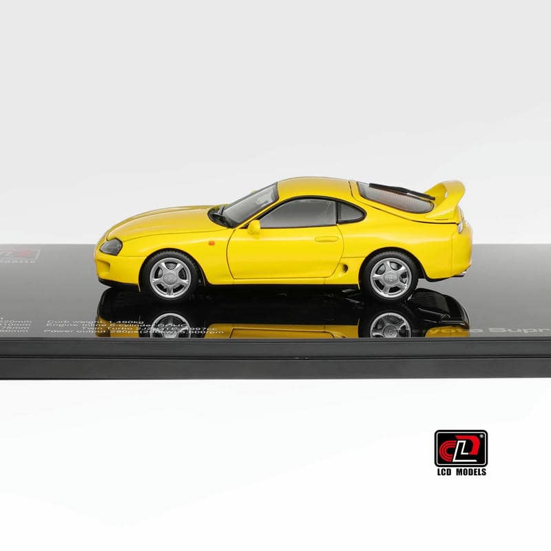 LCD 1:43 Toyota Supra A80 Full Opening Diecast Model – Legendary