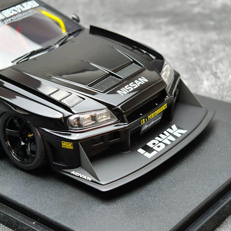 GT Spirit 1:18 Nissan Skyline GT-R R34 LB-Super Resin Model – Liberty Walk Widebody JDM