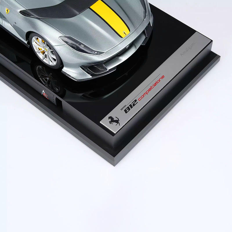 Amalgam 1:18 Ferrari 812 Competizione Resin Model – Gray