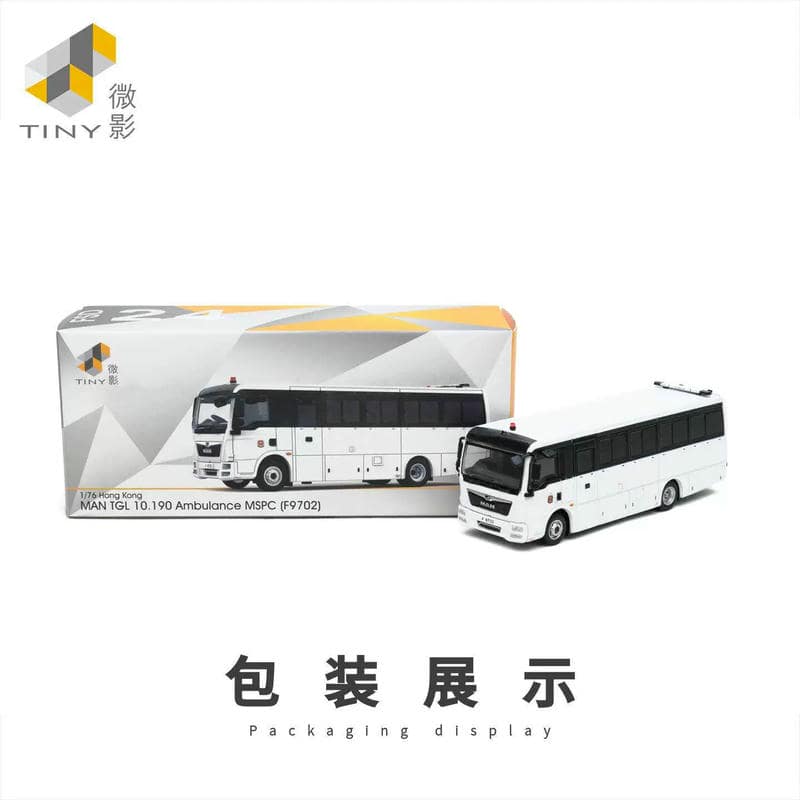 Tiny City 1:76 MAN TGL Ambulance F9702 Diecast Model