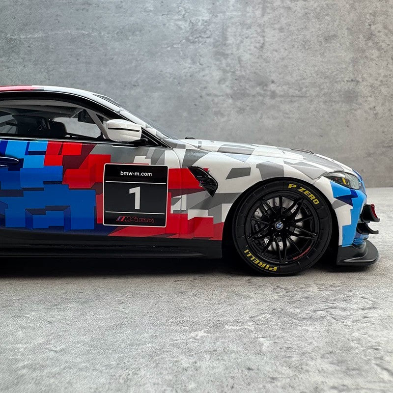 OTTO Mobile 1:18 BMW M4 GT4 White 2024 Resin Model-OT1125