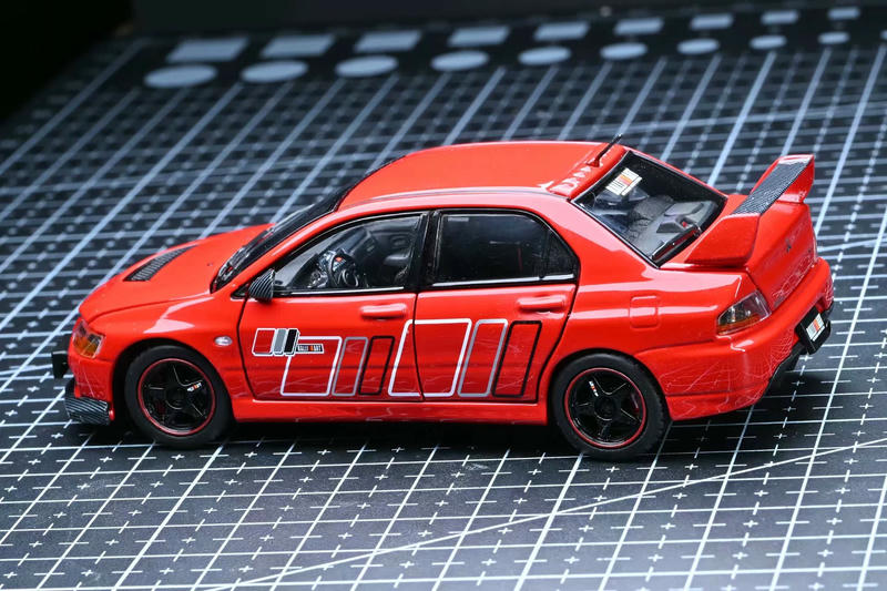 GATHERJOY 1:43 Mitsubishi Lancer Evolution IX RALLIART Diecast Model