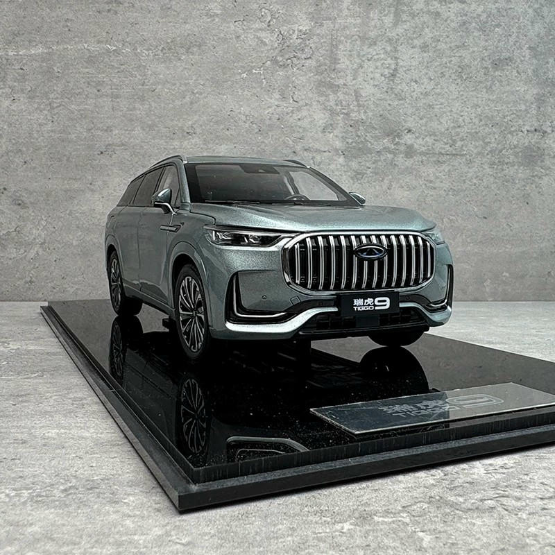 1:18 Chery Tiggo 9 Alloy Model — Olive Gray