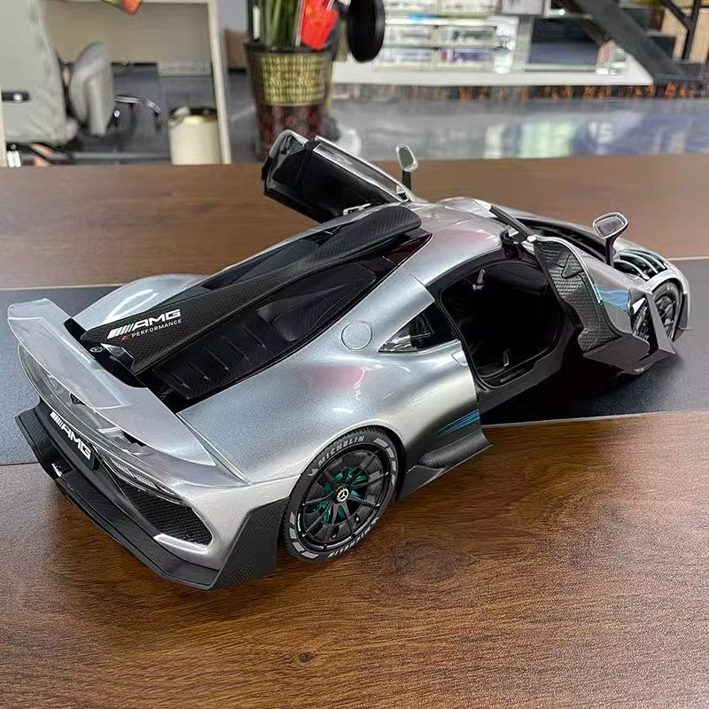 NZG 1:12 ONE Benz AMG Diecast Model – 2023 Edition, Fully Open Simulation Car Model