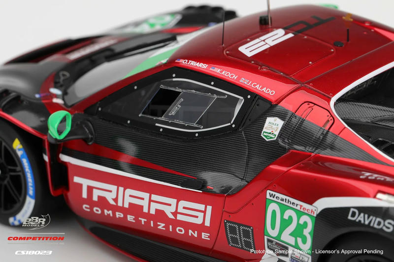 BBR 1:18 Ferrari 296 GT3 Triarsi Competizione 2025 Resin Model — #023
