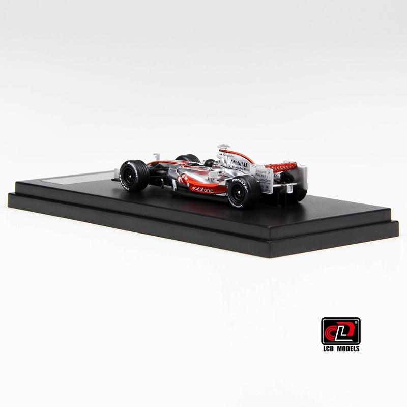 LCD 1:64 McLaren MP4-23 Diecast Car – Silver – YX car model