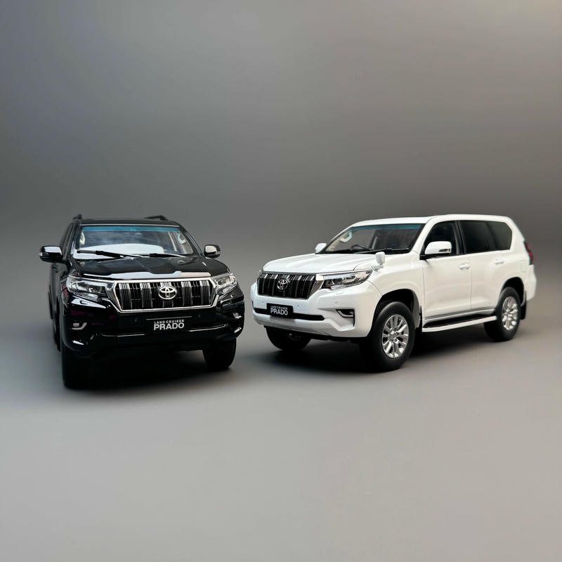 YC Model Toyota Land Cruiser Prado LC150 2018 1:18 Diecast Model Car